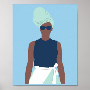 Poster Dia das mulheres Tema Design