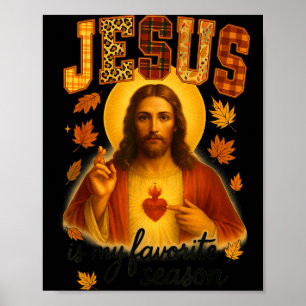 Poster Dia de Ação de Graças Hugvyn Jesus É Minha Estação