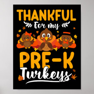 Poster Dia de Ação de Graças outono Felicito Meus Perus P