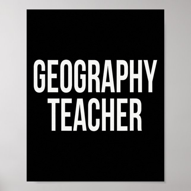 Poster Dia de Agradecimento ao Professor de Geografia pel (Frente)