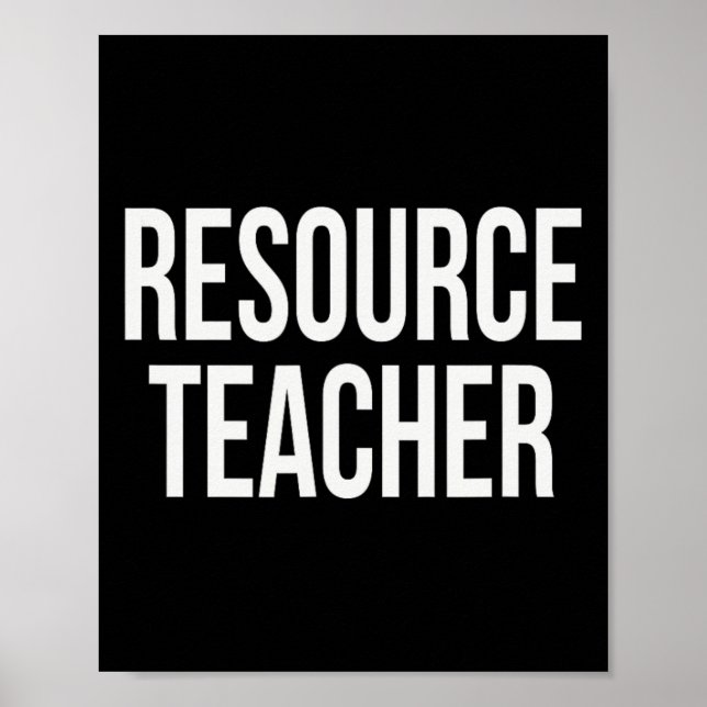 Poster Dia de Apreciação do Professor de Recursos Para Tr (Frente)