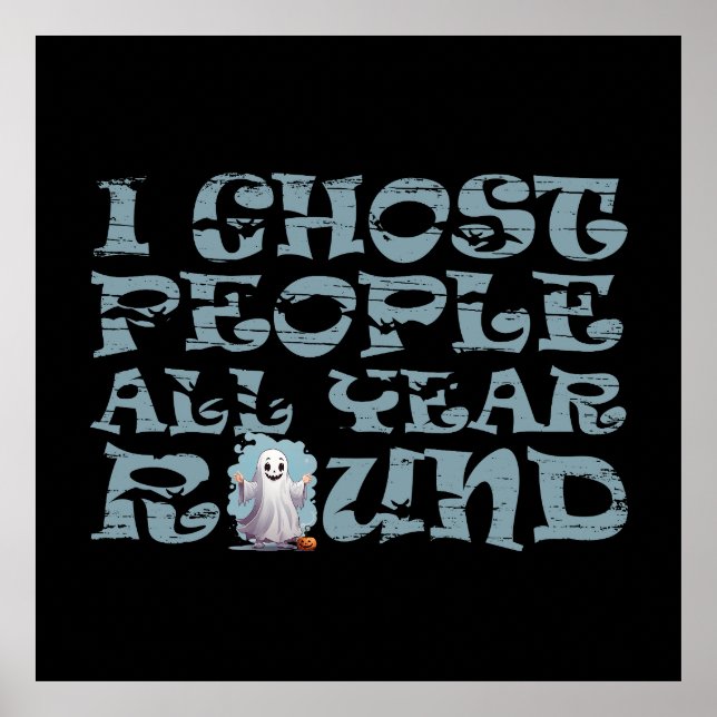 Poster Dia de as Bruxas engraçado (Frente)