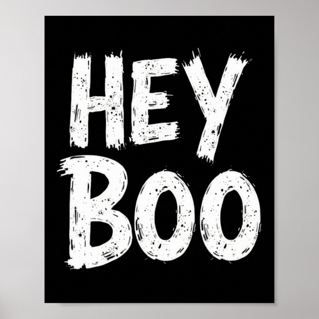 Poster Dia de as Bruxas engraçado Boo Ghost (Frente)