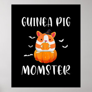 Poster Dia de as Bruxas engraçado de Monstro da Pumpkin 