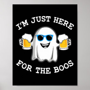 Poster Dia de as Bruxas engraçado Tee, estou aqui para a 