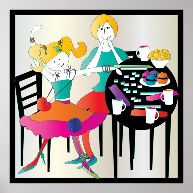 Pôster Dia de as mães 2 de Mah Jongg (Frente)