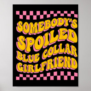Poster Dia de as mães de Namorada de Colar Azul Mimado