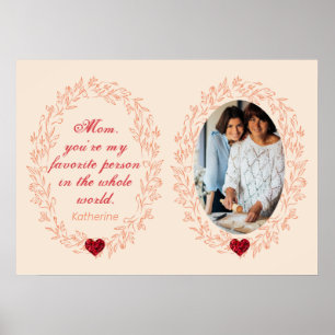 Poster Dia de as mães Elegante Sentimental de Keepsasasaa
