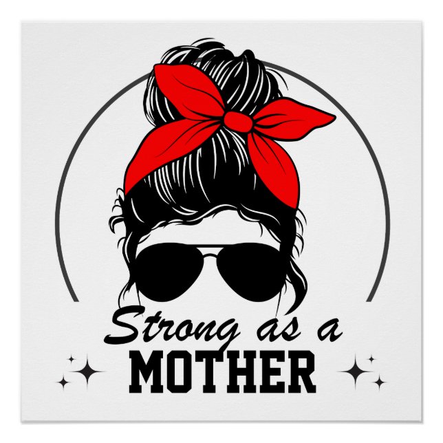 Pôster Dia de as mães, Feliz dia de as mães (Frente)