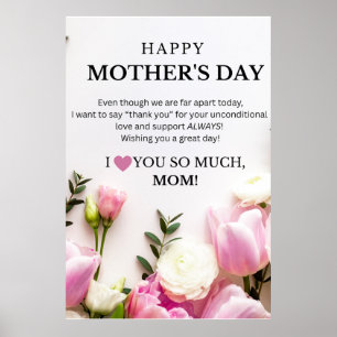 POSTER DIA DE AS MÃES (MUITO LONGE) CRESCENTES ON-LINE +