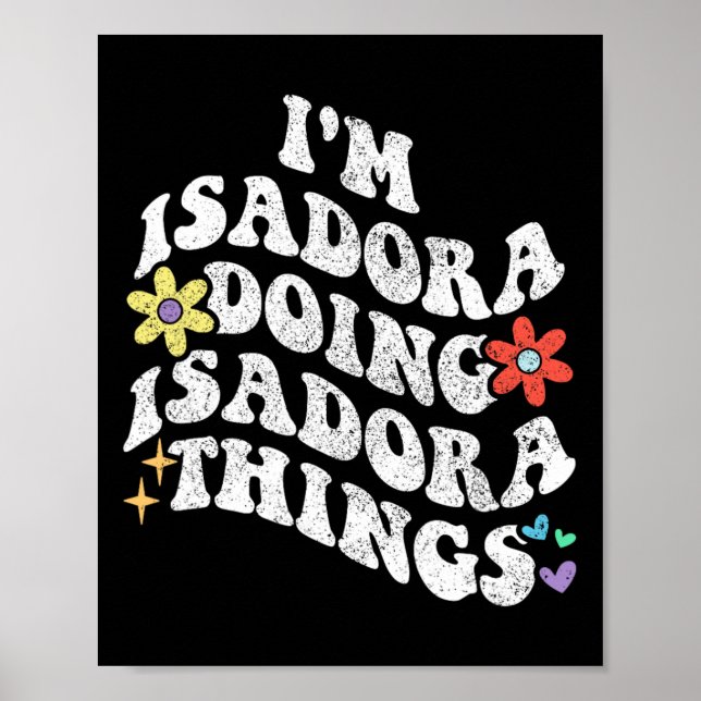 Poster Dia de as mães Personalizado Para Mulheres Ret (Frente)