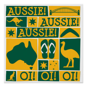 Pôster Dia de Austrália