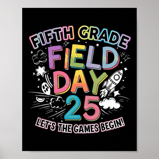 Poster Dia de Campo da Quinta Série 2025 Que Comece os Jo (Frente)