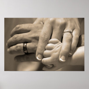 Pôster Dia de Casamento da Família