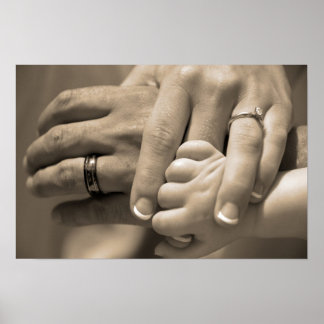 Pôster Dia de Casamento da Família