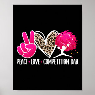 Poster Dia de Competição de Animação Paz Amor Alegria Dia