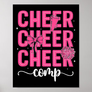 Poster Dia de Competição de Cheerleader Cheer Comp Day Co