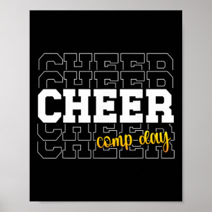 Poster Dia de Competição de Cheerleading Dia de Cheerl