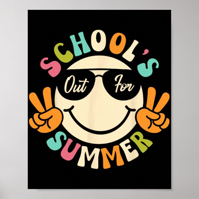 Poster Dia De Graduação Escolar Fora De Escolas Para Su (Frente)