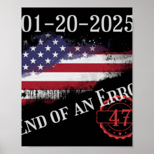 Poster Dia De Inauguração Janeiro 20 2025 Fim De Um Erro