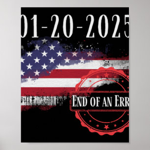 Poster Dia De Inauguração Janeiro 20 2025 Fim De Um Erro