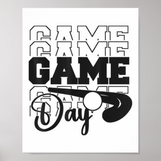 Poster Dia de Jogo de Hóquei em Campo _1