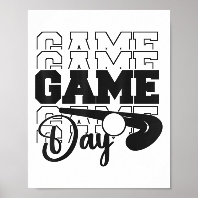 Poster Dia de Jogo de Hóquei em Campo _1  (Frente)