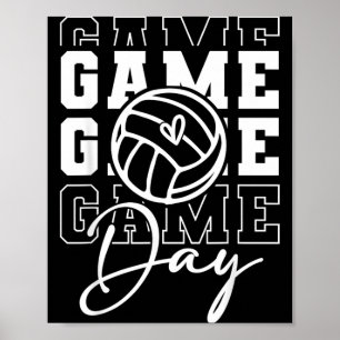 Poster Dia de Jogo Esportes Vôlei de Dia de Jogo