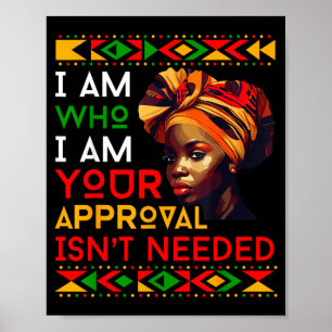 Poster Dia de Juneteenth rainha negra africana mulheres n
