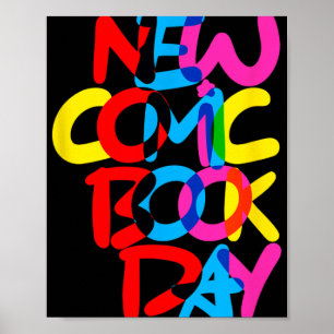 Poster Dia de Lançamento de Quadrinhos (sobreposição)
