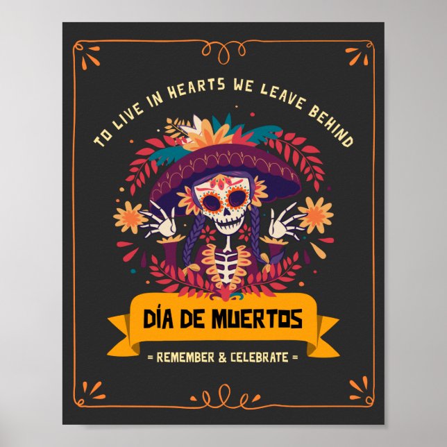 Poster Dia De Los Muertos (Frente)