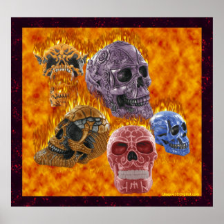 Pôster Dia de Los Muertos