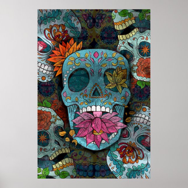 Poster Dia De Los Muertos (Frente)