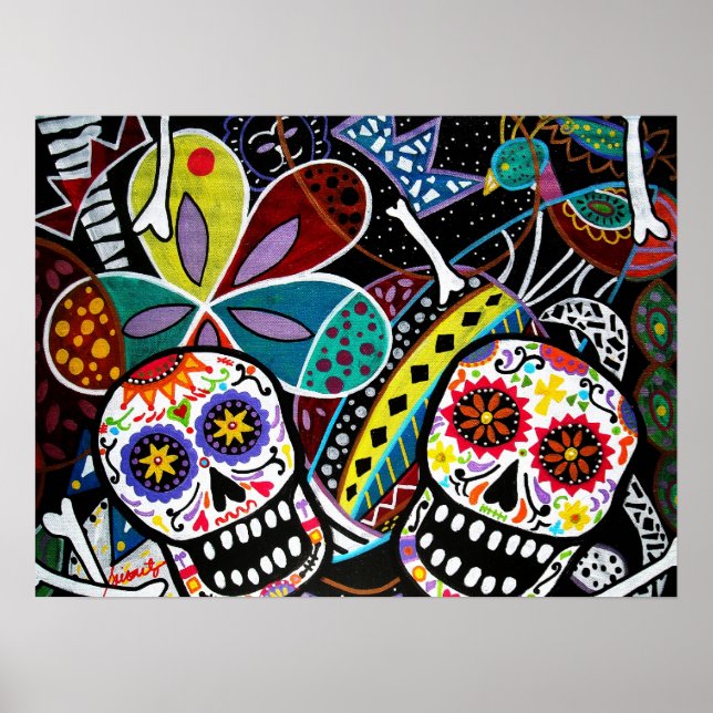Pôster Dia de los muertos (Frente)