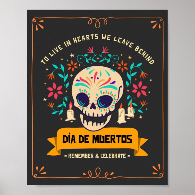 Poster Dia De Los Muertos (Frente)