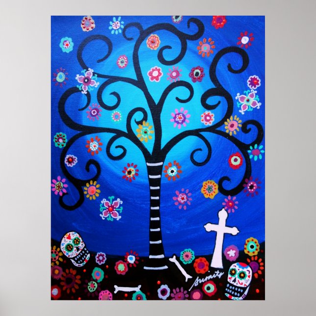 Poster Dia de los Muertos por Prisarts (Frente)