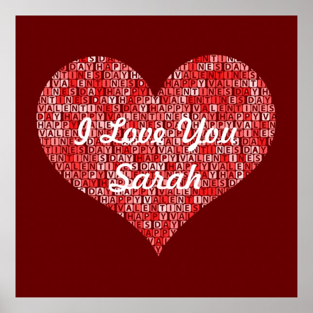 Poster dia de os namorados (Frente)