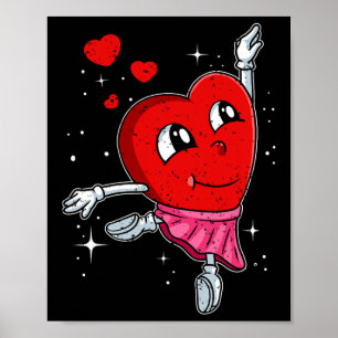 Poster Dia de os namorados de Heart Ballerina - Dança de 