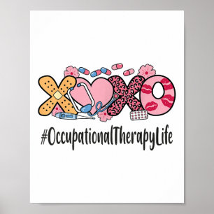 Poster Dia de os namorados de Terapia Ocupacional Mulhere