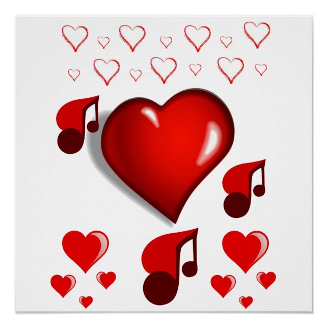 Pôster Dia de os namorados poster (Frente)