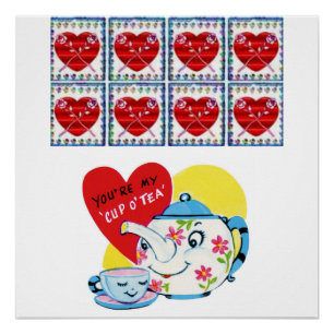 Pôster Dia de os namorados poster