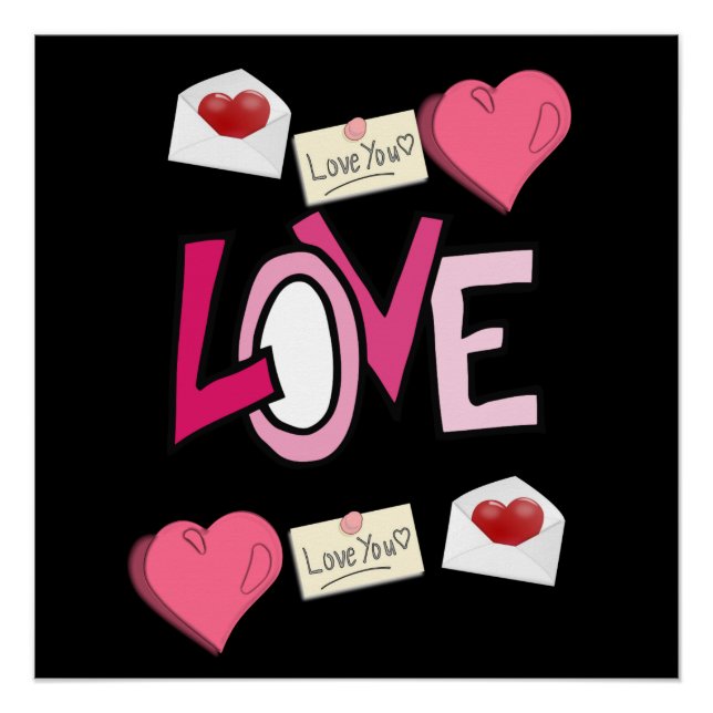 Pôster Dia de os namorados poster (Frente)