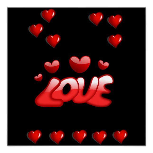 Pôster Dia de os namorados poster (Frente)