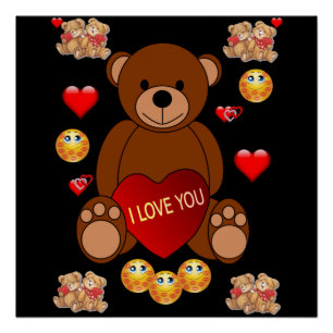 Pôster Dia de os namorados poster