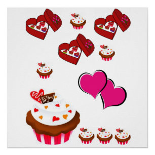 Pôster Dia de os namorados poster