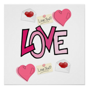 Pôster Dia de os namorados poster