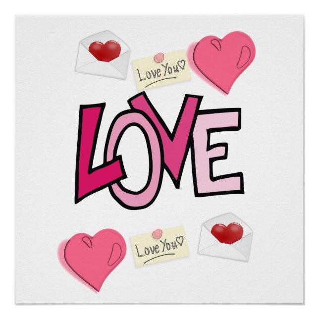 Pôster Dia de os namorados poster (Frente)