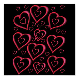 Pôster Dia de os namorados poster