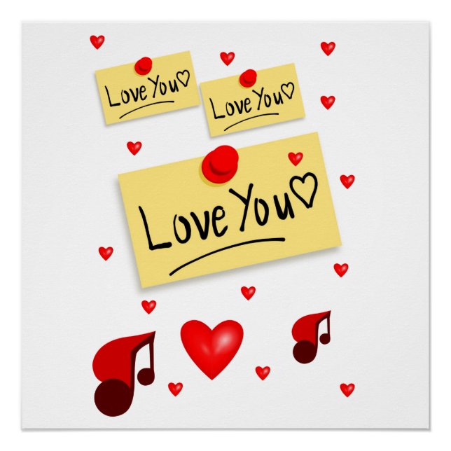 Pôster Dia de os namorados poster (Frente)