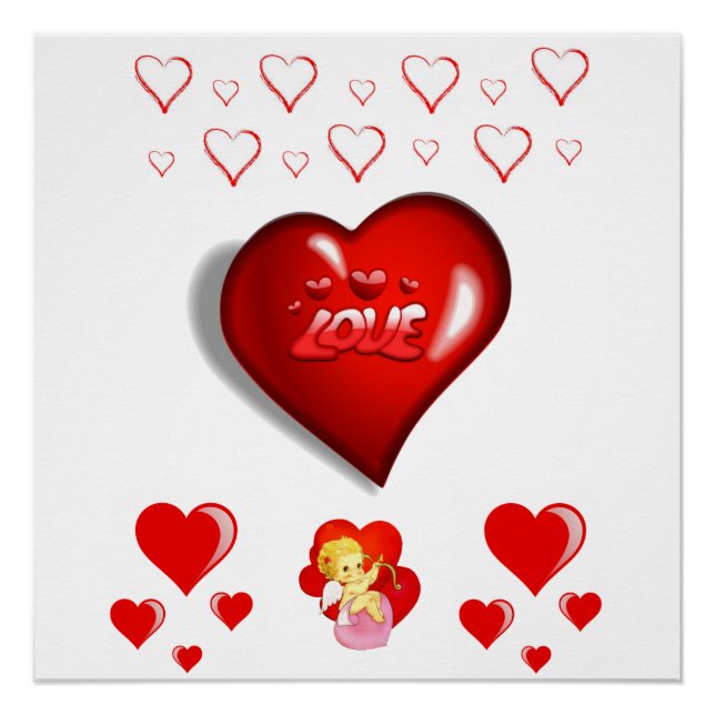 Pôster Dia de os namorados poster (Frente)